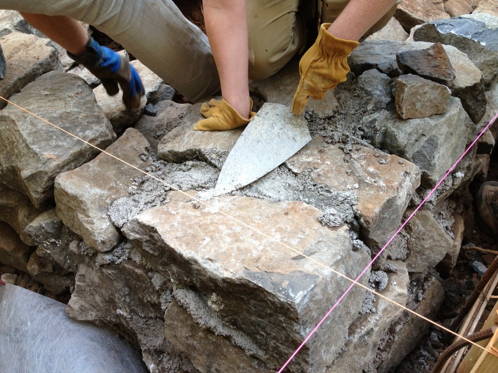 Building a Stone Foundation | This Cob House