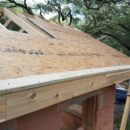 cob house roof building